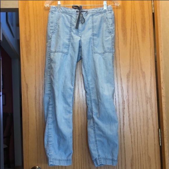 chambray denim pants